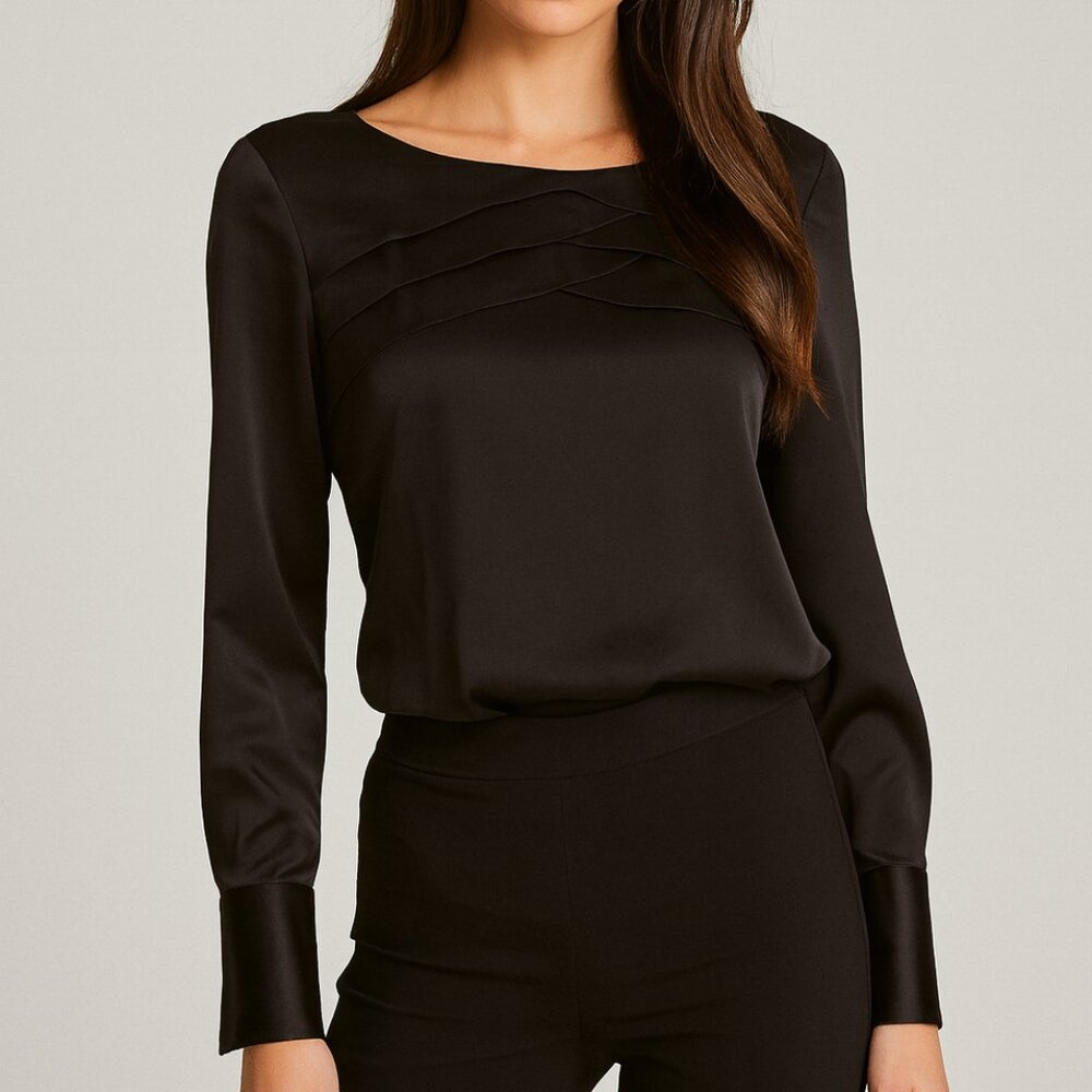 NWT Banana Republic Premium Quality Luxury Classic Blouse - Picture 4 of 10